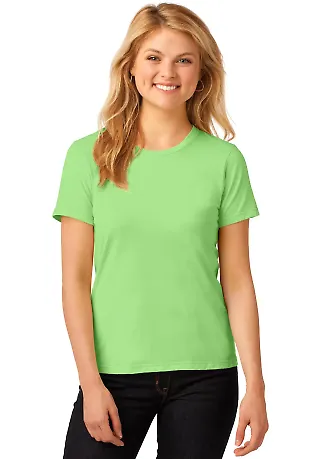 Anvil 880 by Gildan Women's Lightweight Tee in Key lime front view