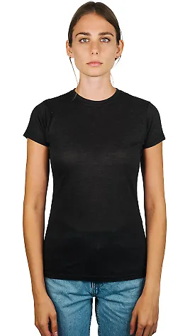 0240 Tultex Ladies Ultra Blend Tee  in Heather graphite front view