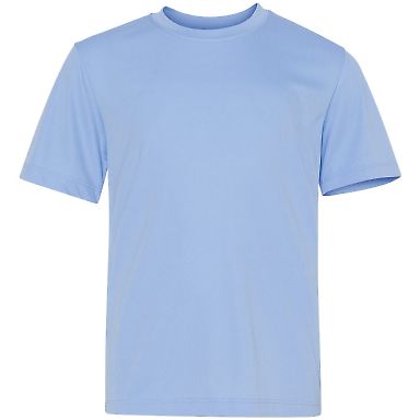 52 482Y Cool Dri Youth Performance Short Sleeve T- Light Blue front view