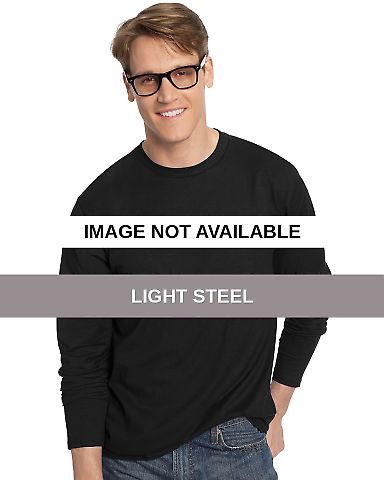 52 498L Nano-TÂ® Long Sleeve Tee Light Steel front view