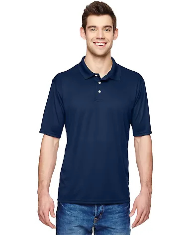 52 4800 Cool Dri Polo Sport Shirt Navy front view