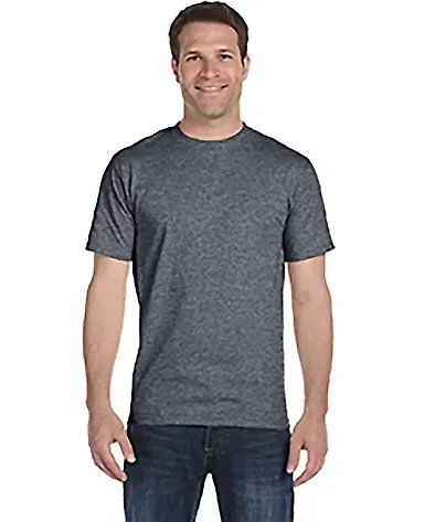 Hanes 518T Beefy-T Tall T-Shirt Charcoal Heather front view