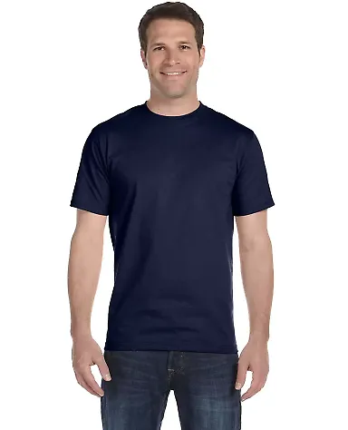 Hanes 518T Beefy-T Tall T-Shirt Navy front view