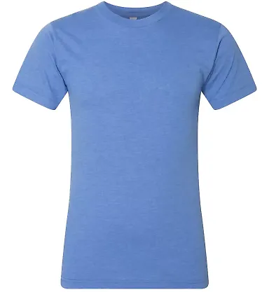 BB401W 50/50 T-Shirt HTHR LAKE BLUE front view