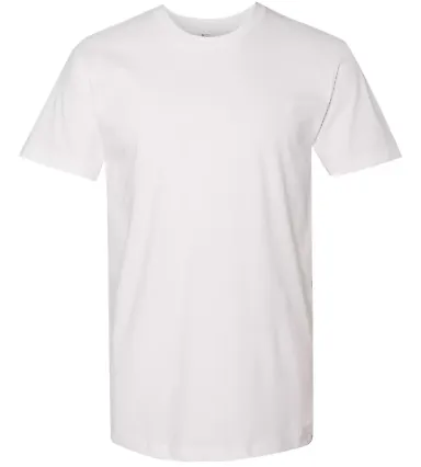 BB401W 50/50 T-Shirt WHITE front view
