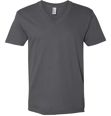 2456W Fine Jersey V-Neck T-Shirt ASPHALT front view