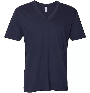 2456W Fine Jersey V-Neck T-Shirt NAVY front view