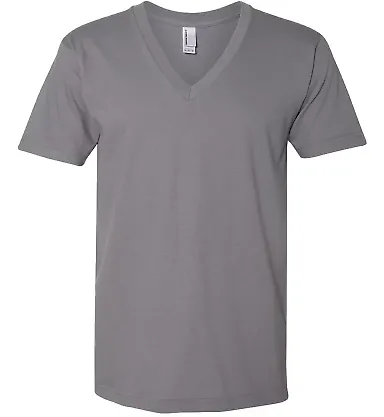 2456W Fine Jersey V-Neck T-Shirt SLATE front view