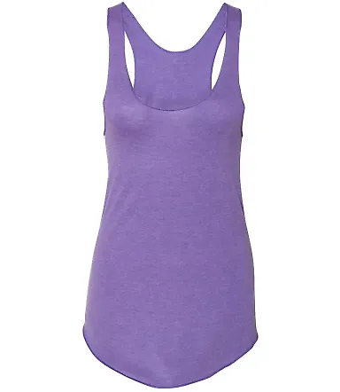 TR308W Women's Triblend Racerback Tank TRI ORCHID front view