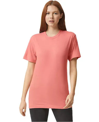 TR401W Triblend Track T-Shirt in Tri-coral front view