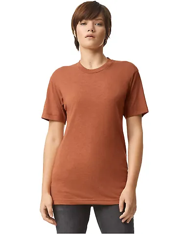 TR401W Triblend Track T-Shirt in Tri-rust front view