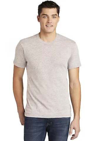 TR401W Triblend Track T-Shirt in Tri-oatmeal front view