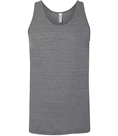 TR408W Triblend Tank ATHLETIC GREY front view