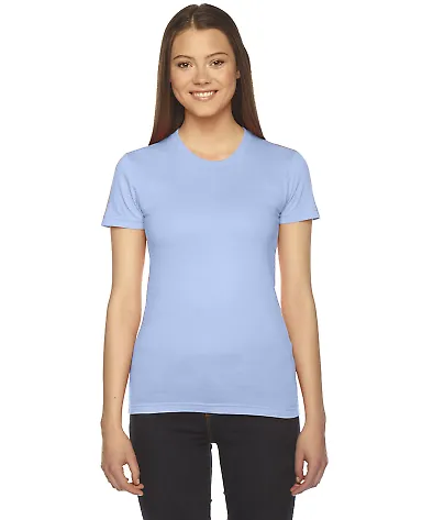 2102W Women's Fine Jersey T-Shirt Baby Blue front view