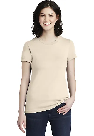 2102W Women's Fine Jersey T-Shirt Creme front view