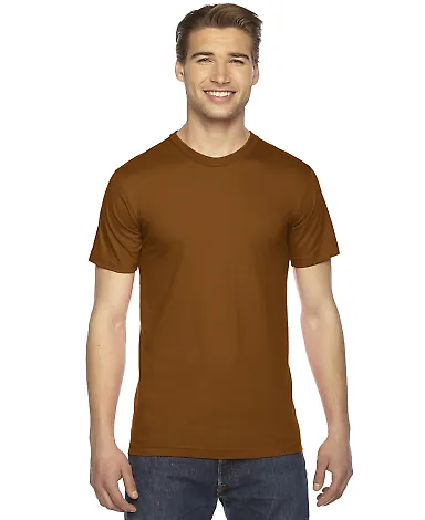 American Apparel 2001W Fine Jersey T-Shirt Camel front view