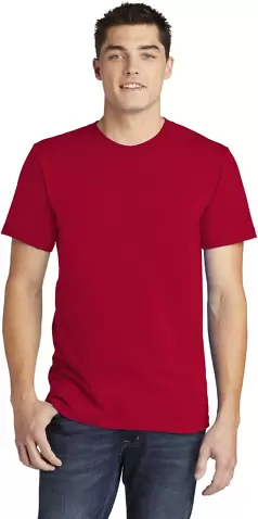 American Apparel 2001W Fine Jersey T-Shirt Red front view