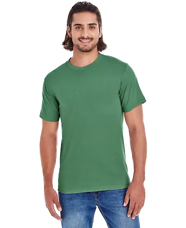 2001ORW Adult Organic Fine Jersey Classic T-Shirt PINE front view