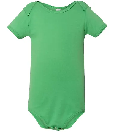 4001W Infant Baby Rib One Piece Grass front view