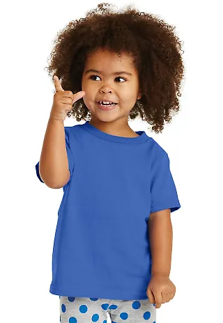 Port & Company CAR54T Toddler Core Cotton Tee Royal front view