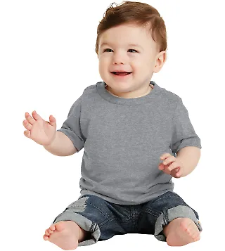 244 CAR54I Port & Company Infant Core Cotton Tee Athl Heather front view