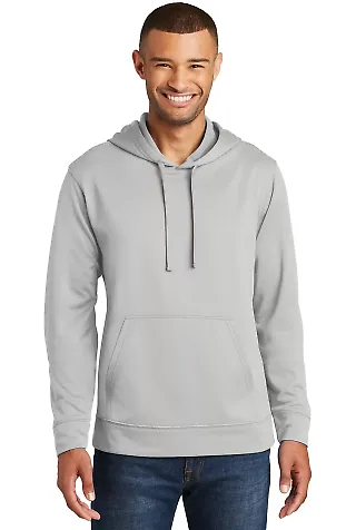244 PC590H Port & Company Performance Fleece Pullo Silver front view