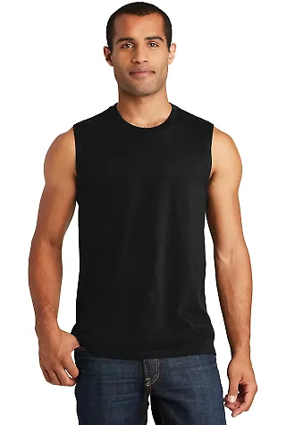 238 DT6300 District  Young Mens V.I.T.   Muscle Ta Black front view