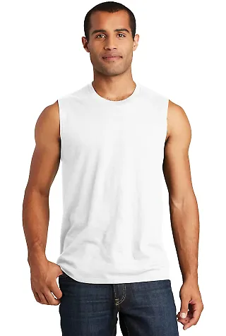 238 DT6300 District  Young Mens V.I.T.   Muscle Ta White front view