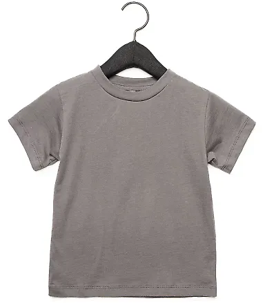 Bella + Canvas 3001T Toddler Tee in Asphalt front view