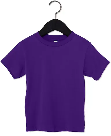 Bella + Canvas 3001T Toddler Tee in Team purple front view