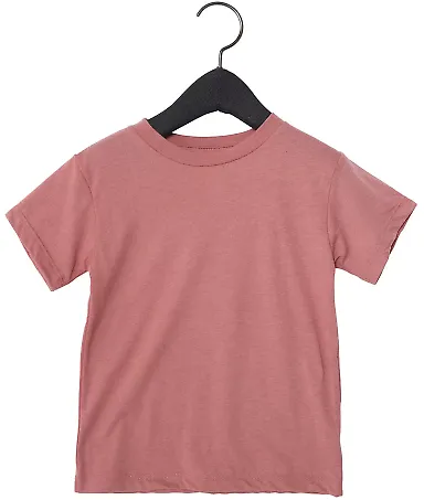 Bella + Canvas 3001T Toddler Tee in Heather mauve front view