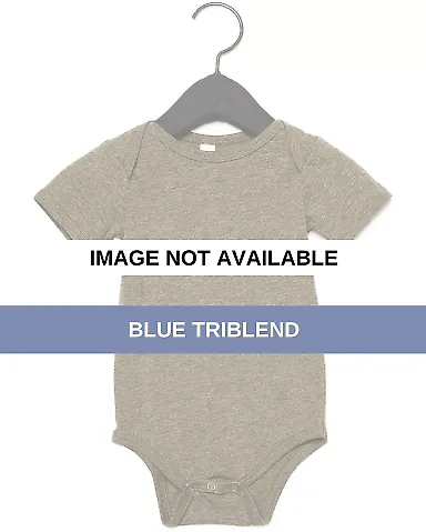 134B Bella + Canvas Baby Triblend Short Sleeve One BLUE TRIBLEND front view