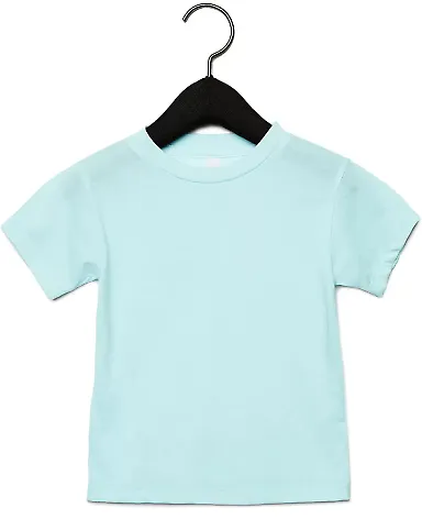 3413T Bella + Canvas Toddler Triblend Short Sleeve in Ice blue triblnd front view