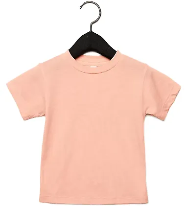 3413T Bella + Canvas Toddler Triblend Short Sleeve in Peach triblend front view