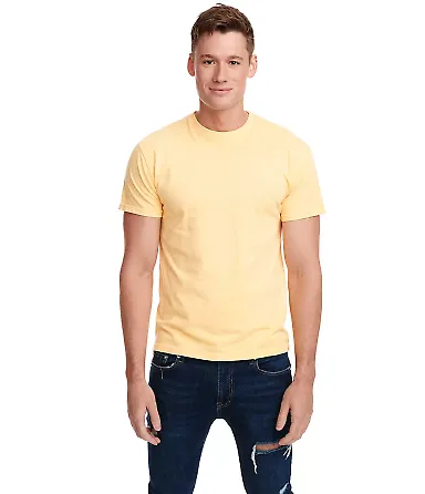 Next Level Apparel 7410 Inspired Dye Crew in Blonde front view