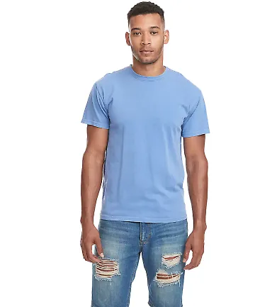 Next Level Apparel 7410 Inspired Dye Crew in Peri blue front view