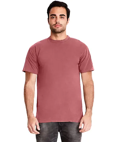 Next Level Apparel 7410 Inspired Dye Crew in Smoked paprika front view