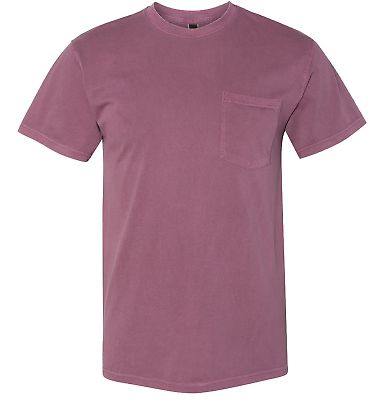 Next Level 7415 Inspired Dye Pocket Crew in Shiraz front view