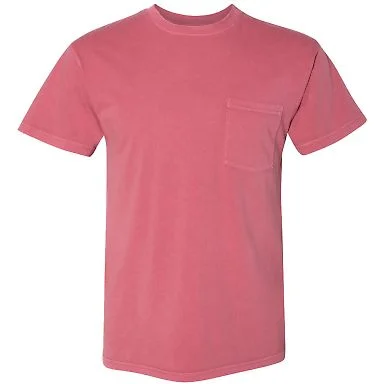 Next Level 7415 Inspired Dye Pocket Crew in Smoked paprika front view