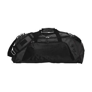 1002 411097 OGIO Transition Duffel Gear Grey/Blk front view