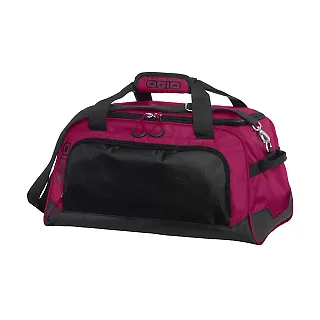 1002 411095 OGIO Breakaway Duffel Flush Pink/Blk front view