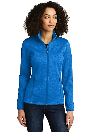 240 EB541 Eddie Bauer Ladies StormRepel Soft Shell Brill Bl He/Gy front view