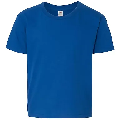 50 SF45BR SofSpun Youth T-Shirt Royal front view