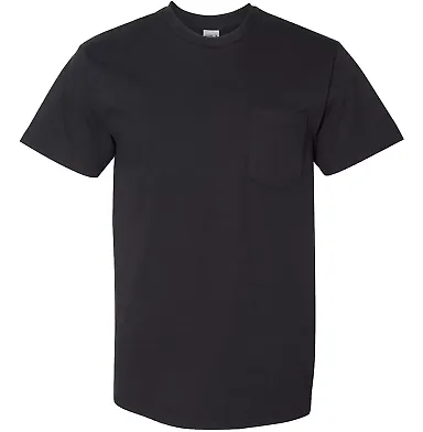 Gildan H300 Hammer Short Sleeve T-Shirt with a Poc BLACK front view