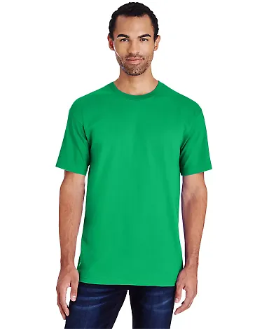 Gildan H000 Hammer Short Sleeve T-Shirt in Irish green front view