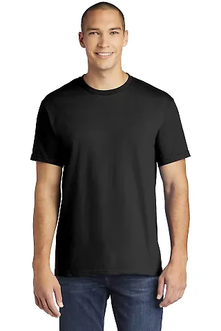 Gildan H000 Hammer Short Sleeve T-Shirt in Black front view