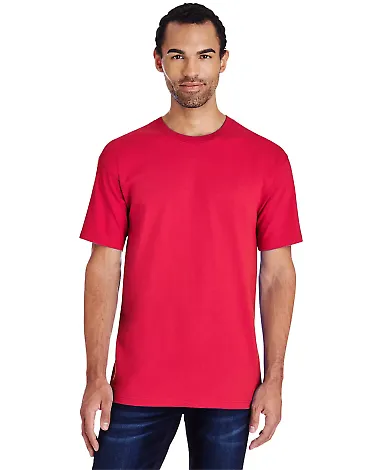 Gildan H000 Hammer Short Sleeve T-Shirt in Sprt scarlet red front view