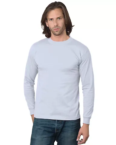 301 2955 Union-Made Long Sleeve T-Shirt Ash front view