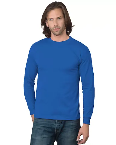 301 2955 Union-Made Long Sleeve T-Shirt Royal front view