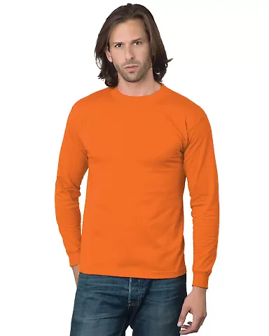301 2955 Union-Made Long Sleeve T-Shirt Orange front view